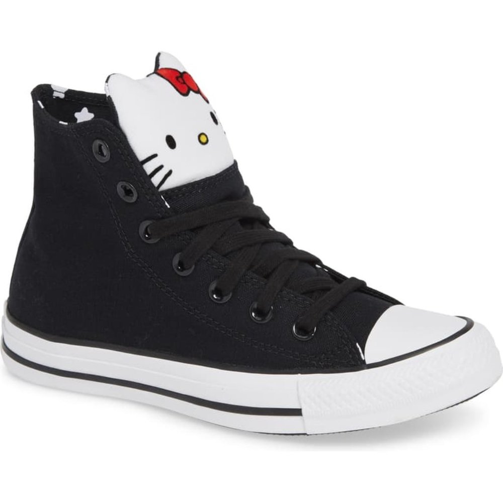 NIB Hello Kitty x Converse High Tops Size 9.5